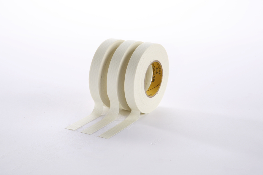 1/4" IT-7300 Glass Cloth Electrical Tape with Silicone Adhesive 180°C, white, 1/4" wide x 36 YD roll
